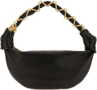Saint Laurent Black Leather Mini Amalia Shoulder Bag Nero Borse A Mano
