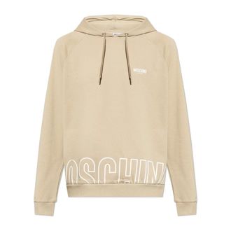 Moschino Hoodies, male, Beige, Size: 2XL Hoodie