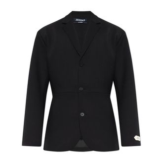 Jacquemus Blazers, male, Black, Size: L Gardian Blazer