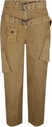 Ganni Mujer, Pantalones, Beige, Talla: XS
