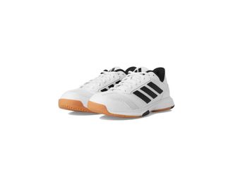 adidas Ligra 8 Volleyball Shoes Mens Volleyball Shoes White/Black/White : 12 D - Medium, Synthetic