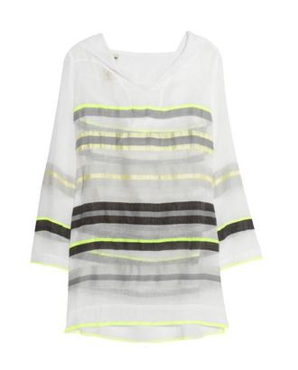 Lemlem Bathsheba cotton-blend gauze hooded tunic Size S