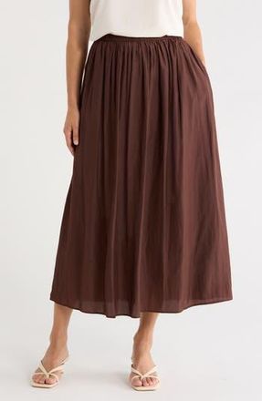 T Tahari Everyday Pull-On Skirt in Cocoa Bean at Nordstrom Rack, Size X-Small