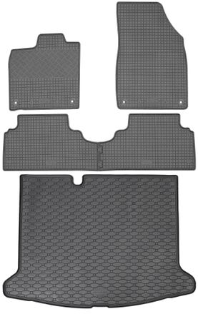 OEM Volkswagen Id.3 Crossover A Partir De Noviembre De 2019. Juego De Alfombrillas De Goma Para Coche Y Alfombrilla Para Maletero