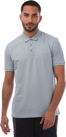HUGO BOSS Hugo Mens Logo Print Polo Shirt in Blue - Size X-Large