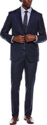 Canali 2pc Wool Suit with Flat Front Pant
