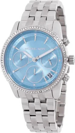 Michael Kors Bryant Chronograph Quartz Blue Dial Ladies Watch MK7539