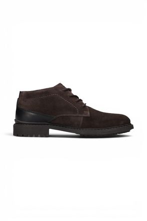 Bugatti Mens Navy Blue Suede Leather Lace-up Desert Ankle Boots - Rigalo Evo