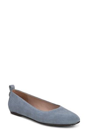 Naturalizer Ava Ballet Flat in Blue Ash Suede at Nordstrom, Size 8.5