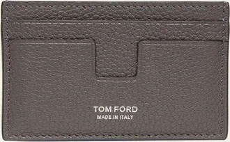 Tom Ford Mens T Line Soft Grain Leather Card Holder