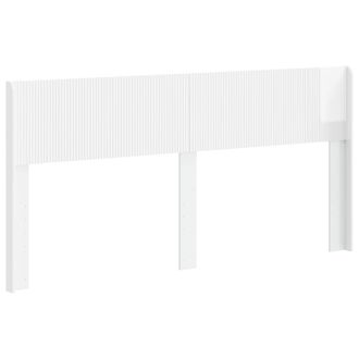 vidaXL Cabecero Blanco Brillante Pb Vidaxl
