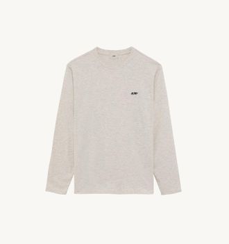 Autry LONG-SLEEVE EMBROIDERED LOGO TEE UNISEX