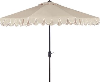 Safavieh Elegant Valance 11Ft Round Umbrella
