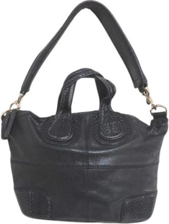 Givenchy Pre-owned Handbags, female, Black, Size: ONE SIZE Pre-owned Leather Shoulder Bag