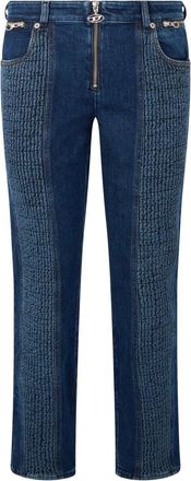 Diesel Straight Jeans - Dames - Regular Fit Jeans - Blauw - W24 - Katoen - Jeans