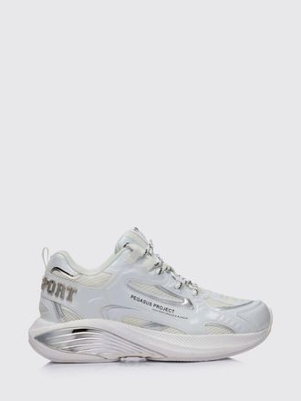 Plein Sport Pegasus Project Mesh And Patent Leather Sneakers
