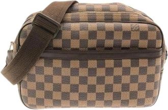 Louis Vuitton Pre-owned Damier Reporter Shoulder Bag - - Pre-owned - Donna - Marrone - ONE SIZE
