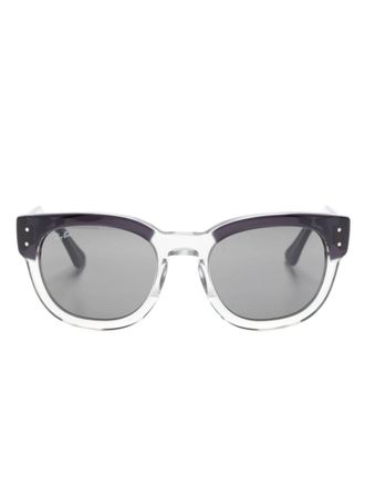 Ray-Ban Mega Hawkeye Chromance geometric-frame sunglasses - unisex - Acetate - One Size - Black
