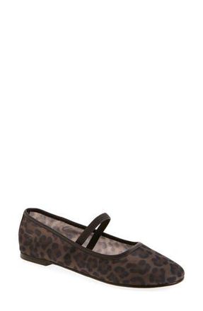 Madewell The Greta Leopard Mesh Ballet Flat in Light Chestnut Multi at Nordstrom Rack, Size 7