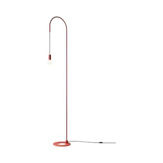 Zafferano L&aacute;mpara de pie zafferano de aluminio pintado rojo, altura 231 cm