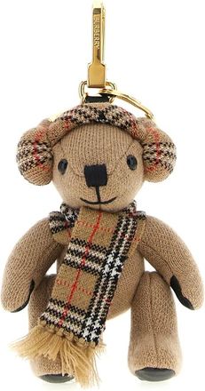 Burberry Accessoires, Dames, Veelkleurig, ONE Size, Wol, Orsetto Thomas Bag Hanger