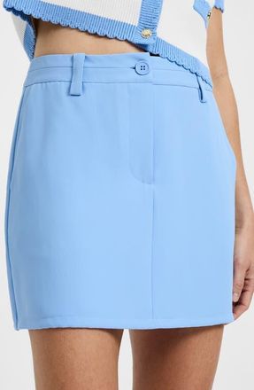 French Connection Harry Suiting Skort in Blue Hydrangea at Nordstrom, Size 10