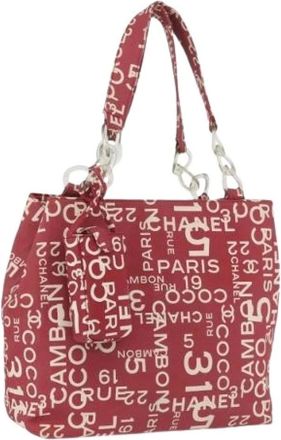 Chanel Pre-owned Tote Bags, female, Red, Size: ONE SIZE Pre-owned Vintage Tote Bag