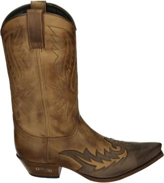 Sendra Bruine leren herenlaarzen - Heren - Cowboylaarzen - Bruin - 45 EU - Leer - Schoenen