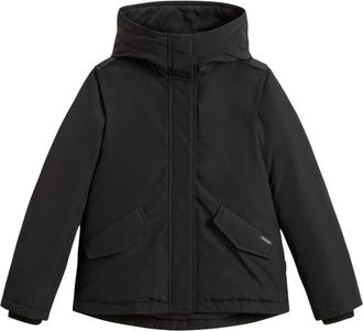 Woolrich Military Jkt - Dames - Winterjassen - Zwart - M - Katoen - Jassen