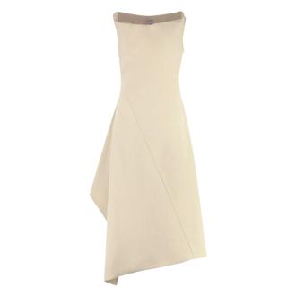 Bottega Veneta Mujer, Vestidos, Beige, Talla: M