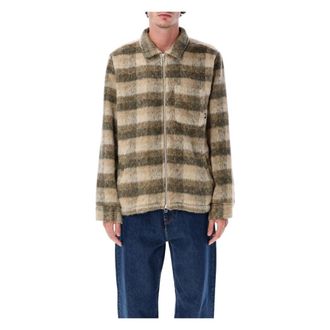 HUF Huf, Heren, Jassen, Beige, Maat: M Poliester