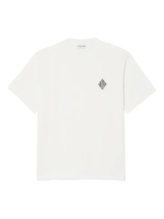 Lacoste embroidered-logo T-Shirt - men - Cotton - 5 - White
