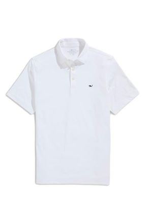 Vineyard Vines Sankaty Performance Polo in White Cap at Nordstrom, Size Xx-Large
