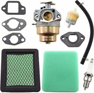 OEM Carburador Gcv 190 Con Buj&iacute;a Y L&iacute;nea De Combustible Para Motor Honda Gcv190 Gcv160. Apto Para Cortac&eacute;sped 16100-z0y-m42