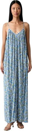 Zadig&Voltaire Ristym Maxi Jurk - Dames - Maxi kleedjes - Blauw - S - Kleedjes