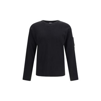 C.P. Company Black Cotton Mens Sweatshirt