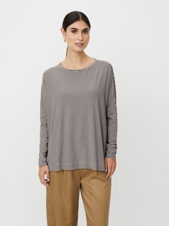 Masai MaBarr Oversized Stripe T-Shirt in Navy Blazer at Nordstrom, Size Medium