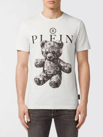 Philipp Plein T-shirt in cotone con stampa Teddy Bear e logo a contrasto