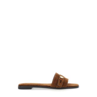 Tory Burch Tory Burch, Sliders, female, Brown, Size: 8 1/2 US Romy Slide