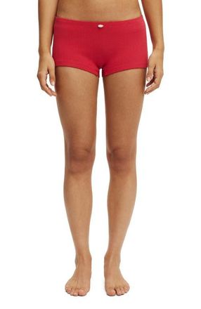 Cotton On Womens Dreamy Soft Pointelle Micro Short in Glowberry at Nordstrom, Size X-Small