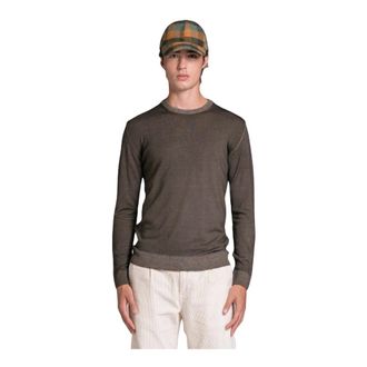 IMPURE Trent Cuello Redondo en Merinos - Knitwear - Hombre - Gris - M