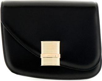 Ferragamo Schoudertassen Wallet - Dames - Portefeuilles - Zwart - ONE Size - Leer - Accessoires