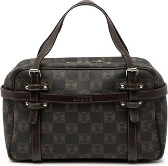 Loewe Tweedehands Anagram Gecoate Canvas Handtas