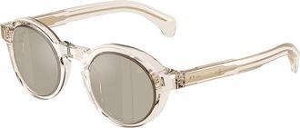 Moncler ME6012 AURONE 30035A Mens Sunglasses Yellow Size 47