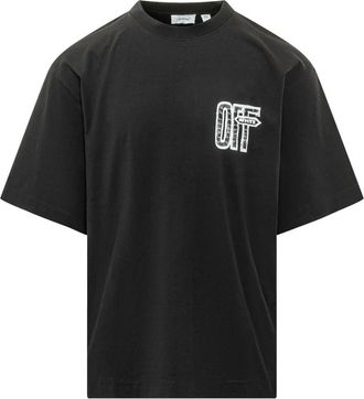 Off-white Motion Arrow SS Tee - Heren - T-shirts - Zwart - XL - Katoen - Tops