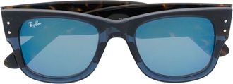 Ray-Ban Mega wayfarer-frame sunglasses - unisex - Acetate - 51 - Blue