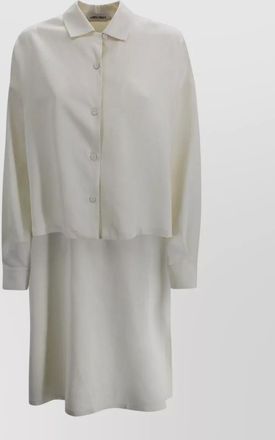 Alberta Ferretti cropped cotton shirt