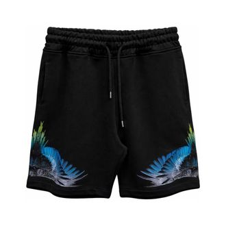 Marcelo Burlon Casual Shorts, male, Black, Size: XL Sweetshorts