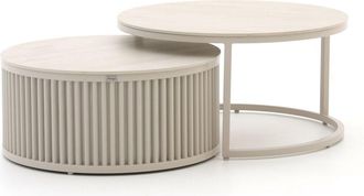 Bellagio la vita attrattiva Bellagio Oriago lounge tuintafelset &oslash;85cm(h:45cm)/&oslash;78cm (h:36cm)