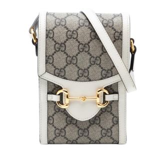 Gucci Pre-owned Gucci Mini GG Supreme Horsebit 1955 Crossbody Ladies VOFCVRBVM7QQD7J6